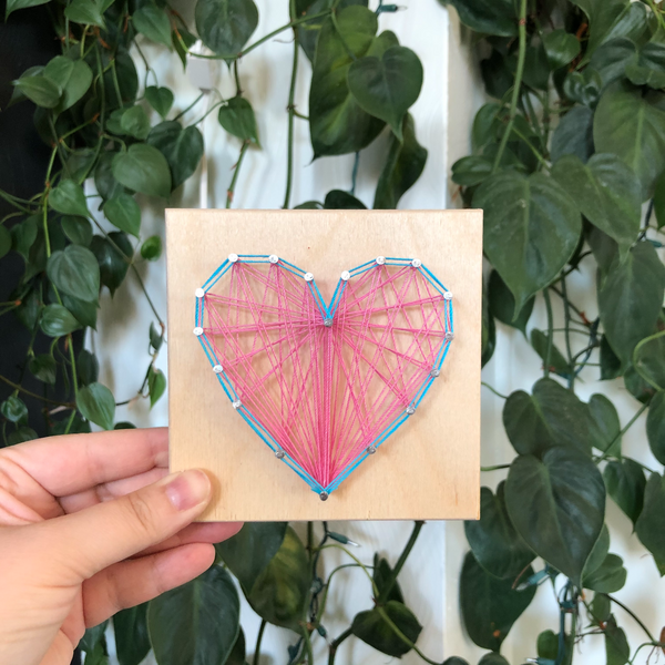 Heart String Art Craft Kit | DIY Craft Kit | Gifts | ClassBento